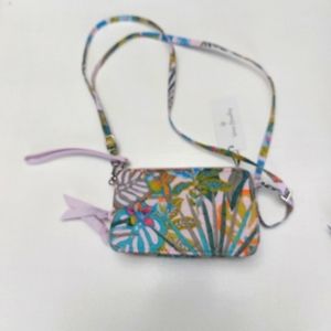 Vera Bradley RFID 3 in 1 Crossbody Wallet NWT  Rain Forest Canopy